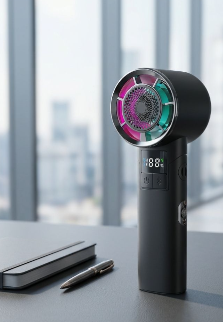 High-Speed Handheld Music Fan