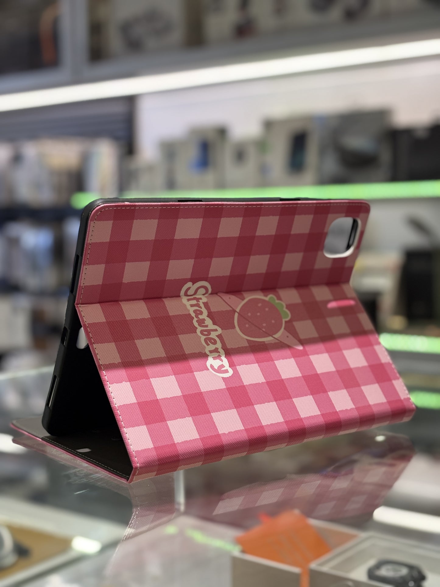 Strawberry Fruit PU Leather Case For iPad