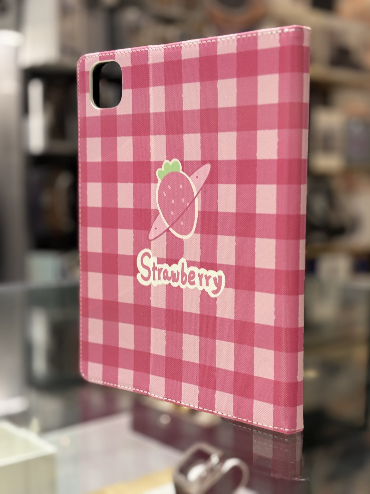Strawberry Fruit PU Leather Case For iPad