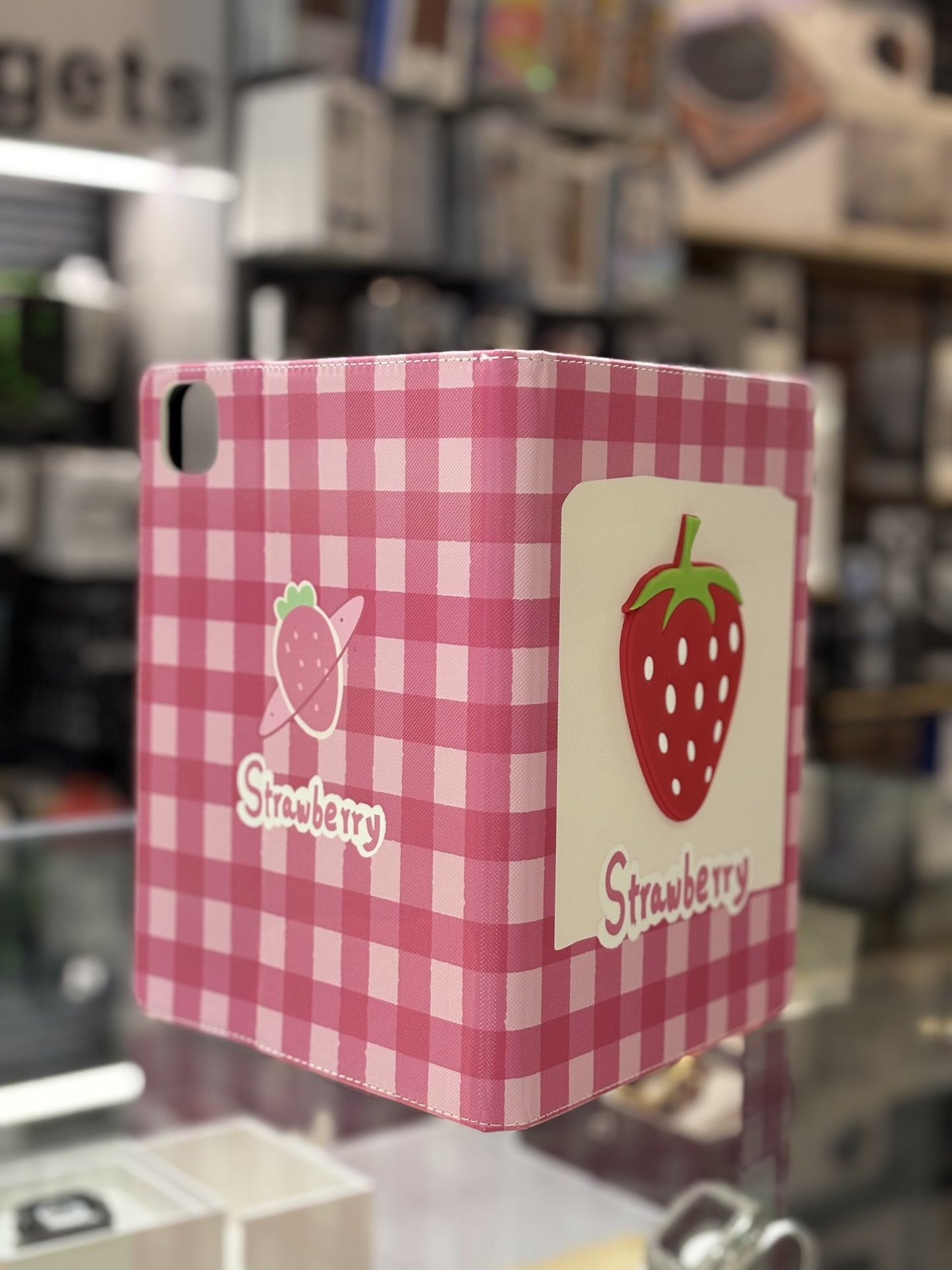 Strawberry Fruit PU Leather Case For iPad
