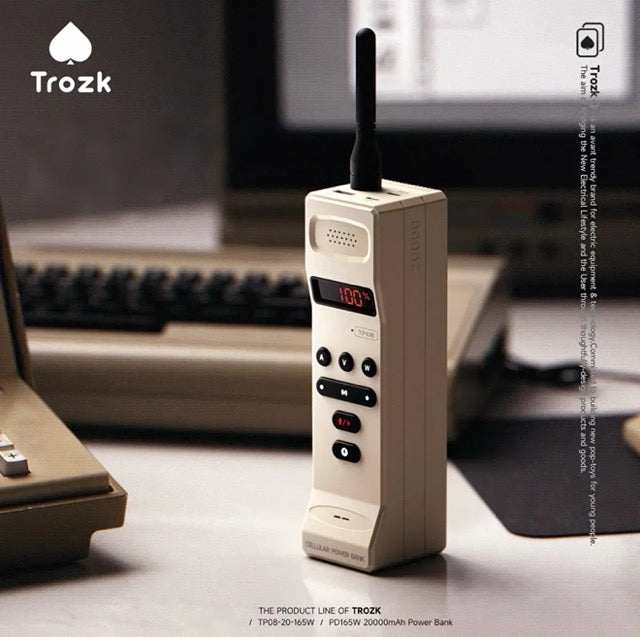 Trozk 165W Fast Charging 20000mAh Power Bank with Walkie-Talkie