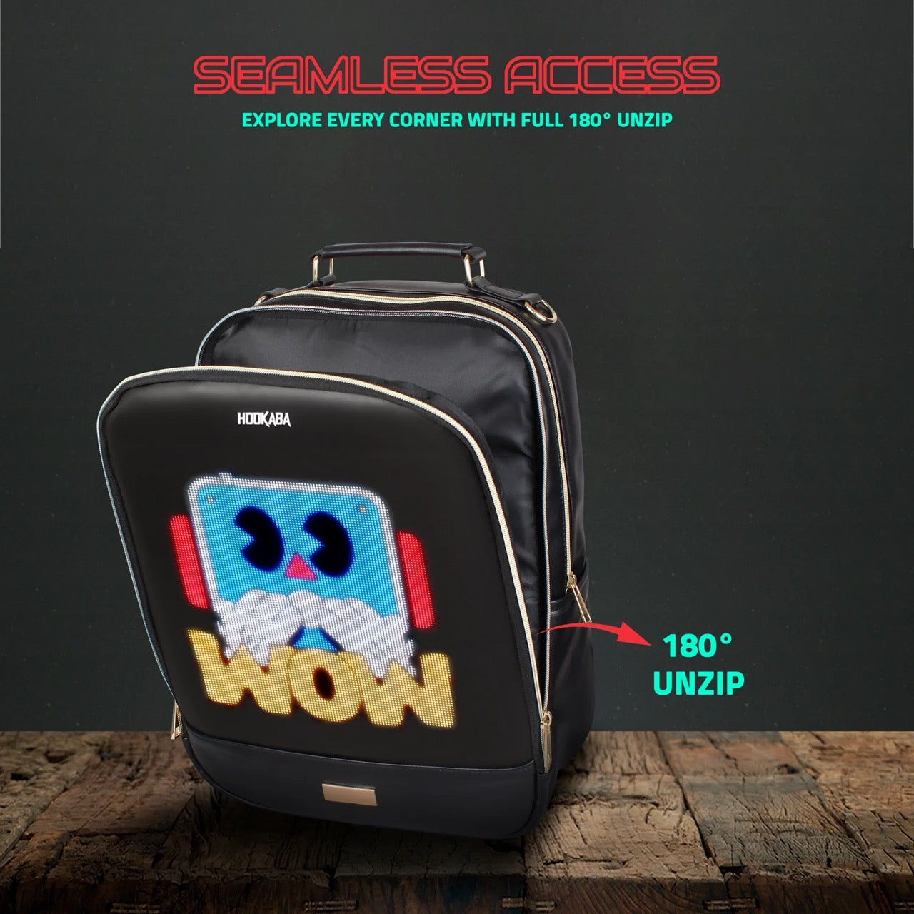 Hookaba Bold Elite LED Backpack