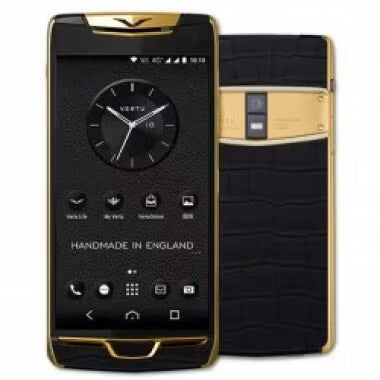 Vertu Constellation Touch Calf’s Lather Black Gold -Preowned