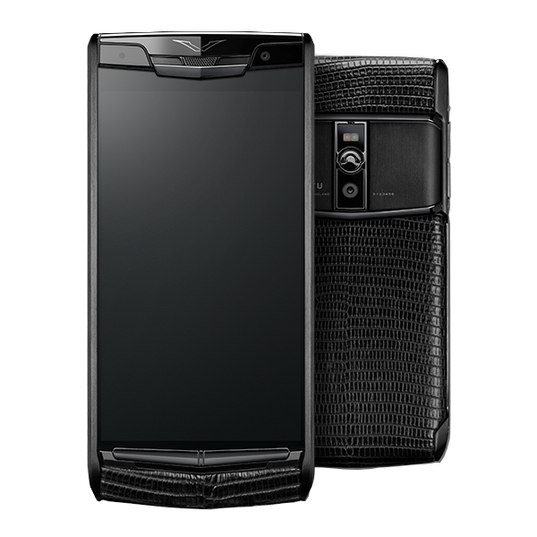 Vertu Signature 5.5 Touch Lizard Lather Black - Preowned