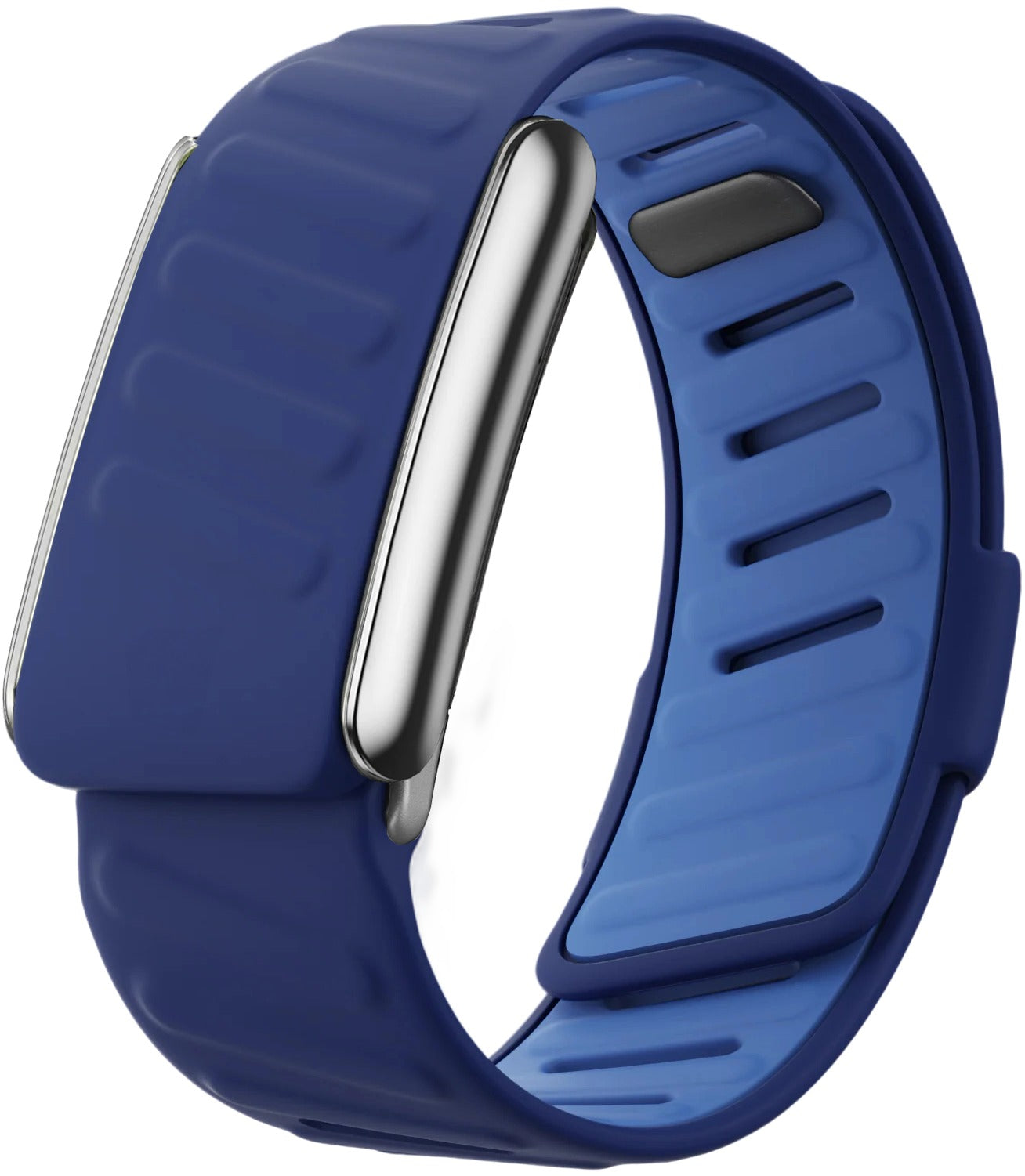 Whoop 5.0 compatible Sport Lux Band Chrome-Finish Buckle for Peak by DIVIURA