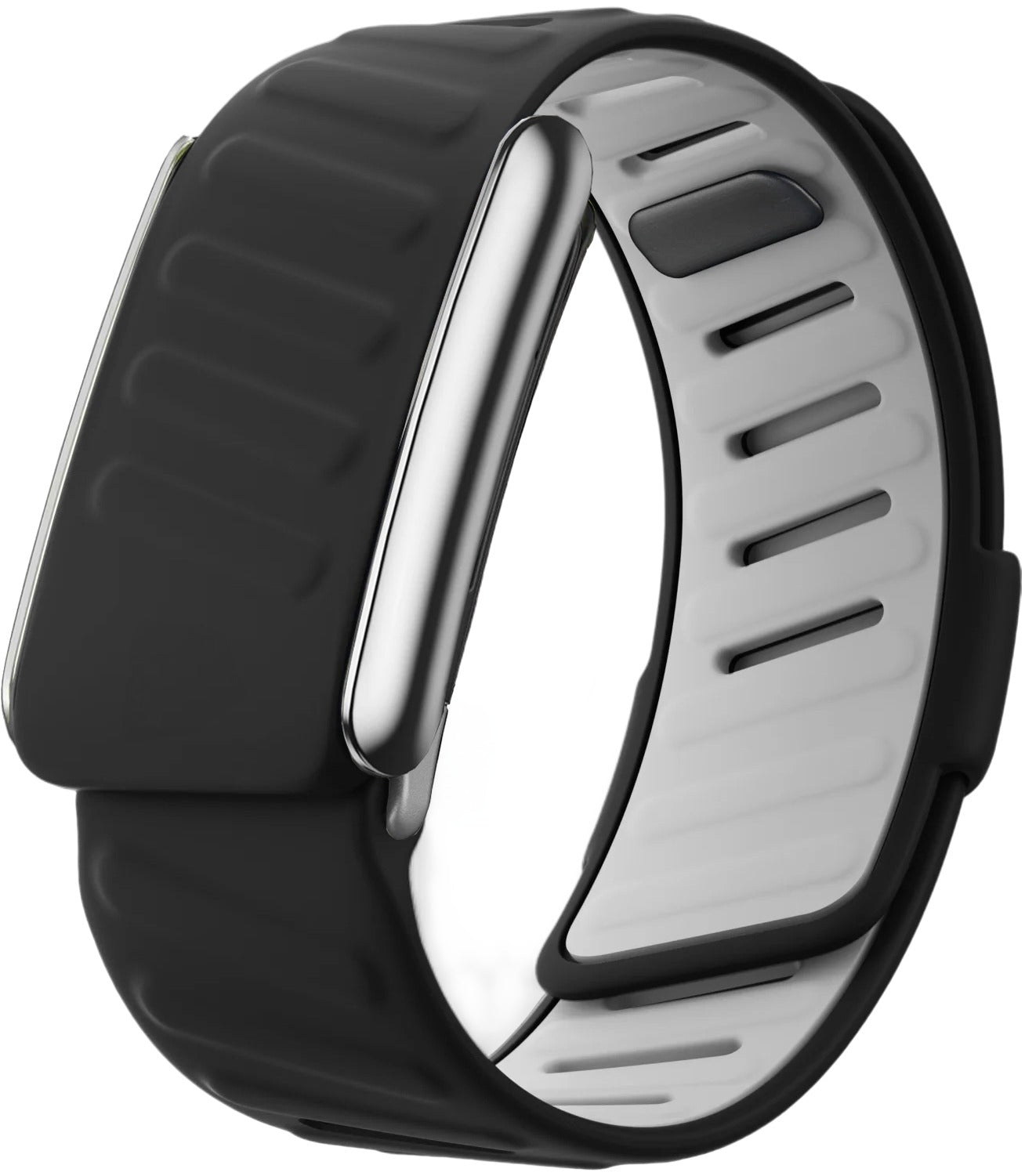 Whoop 5.0 compatible Sport Lux Band Chrome-Finish Buckle for Peak by DIVIURA