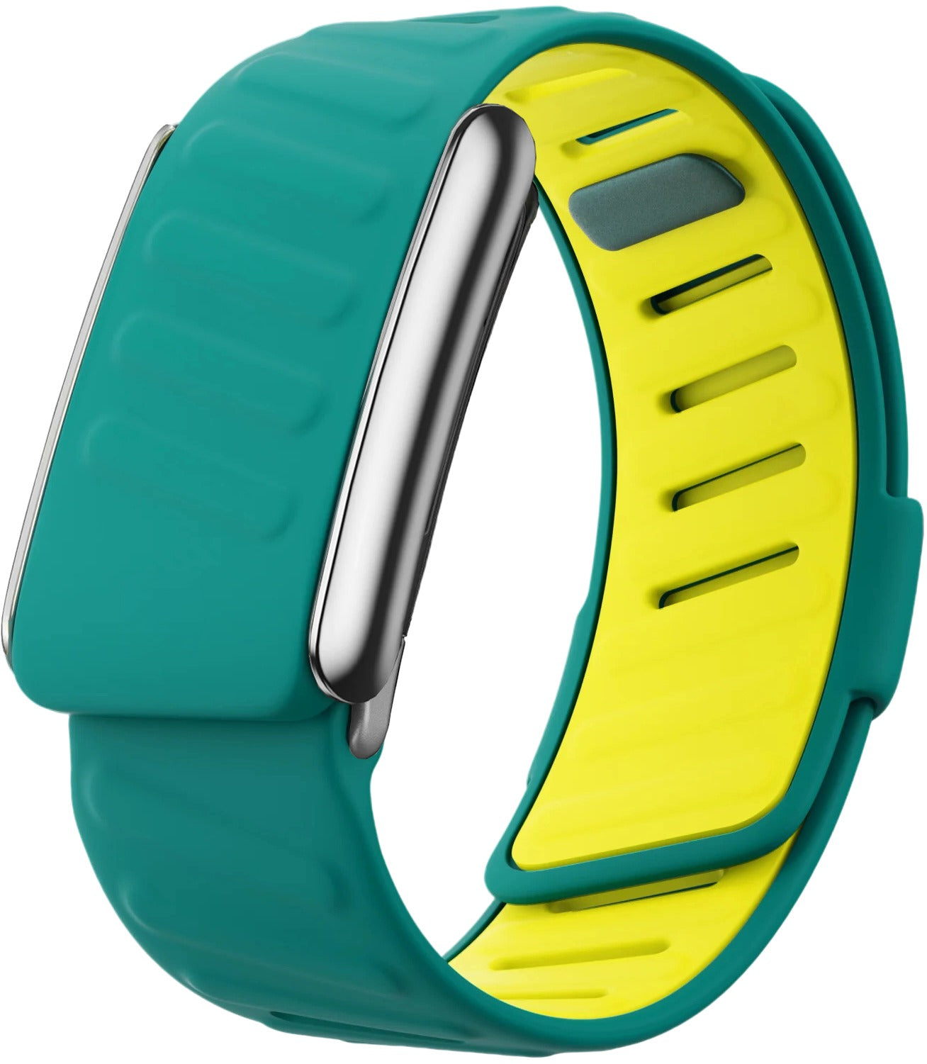 Whoop 5.0 compatible Sport Lux Band Chrome-Finish Buckle for Peak by DIVIURA