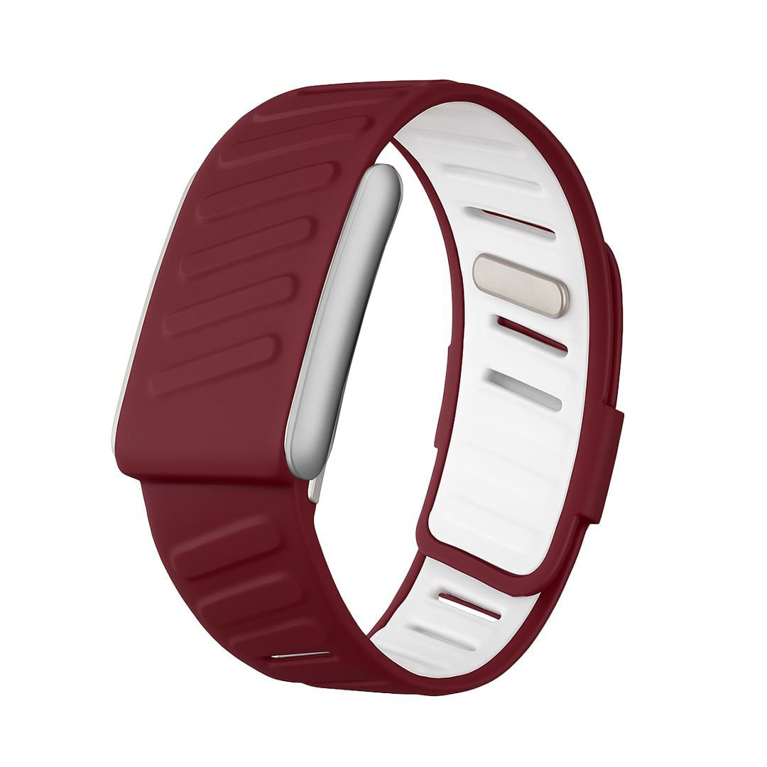 Whoop 5.0 compatible Sports-Premium strap with  Silver-Matt Buckle for One/Peak