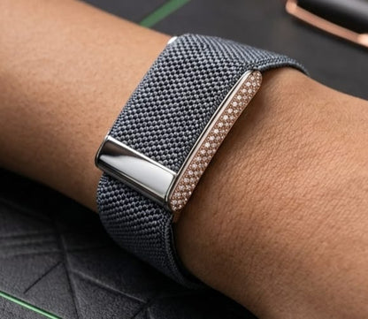Whoop 5.0 compatible Super nit Lux band with Diamond Buckle  | For One/Peak