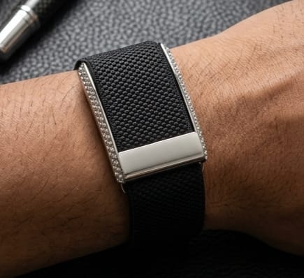 Whoop 5.0 compatible Super nit Lux band with Diamond Buckle  | For One/Peak