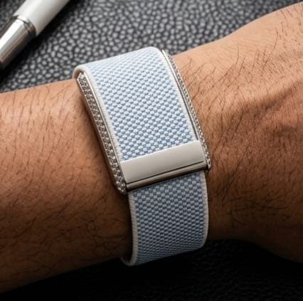 Whoop 5.0 compatible Super nit Lux band with Diamond Buckle  | For One/Peak