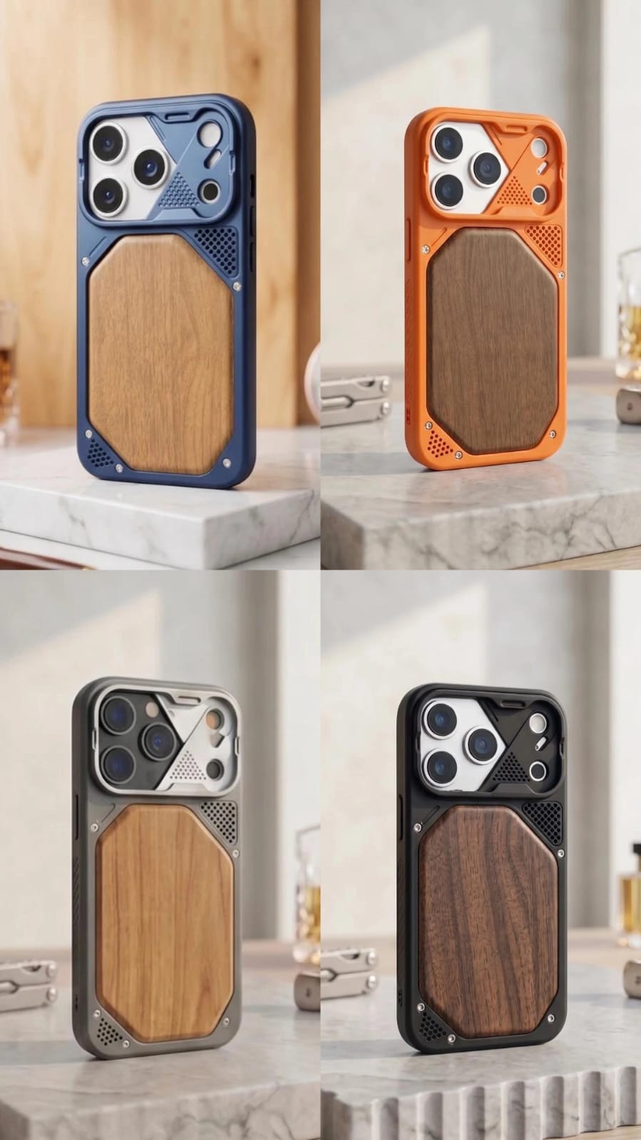 WoodFrame Slim iPhone 17 Pro | iPhone 17 Pro Max Cases