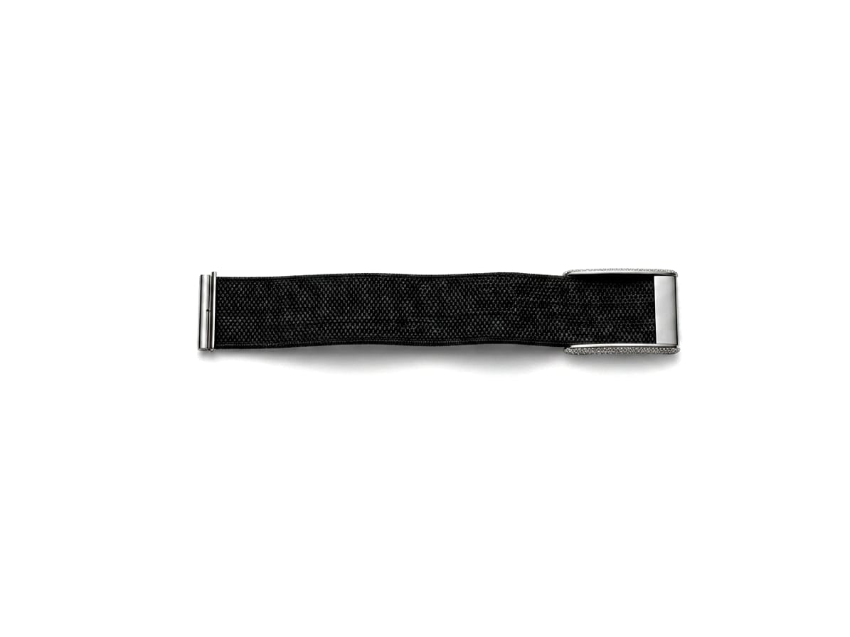 Whoop 5.0 compatible Super nit Lux band with Diamond Buckle by Diviura | For One/Peak/Mg Life