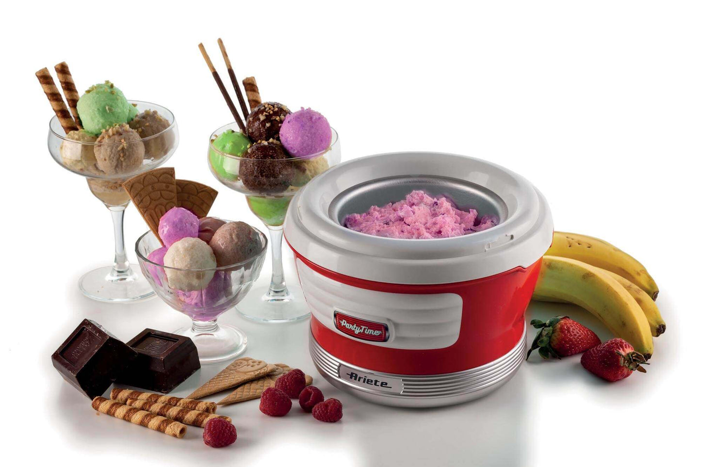 Party Time ICE CREAM MAKER PARTY TIME RED by ARIETE