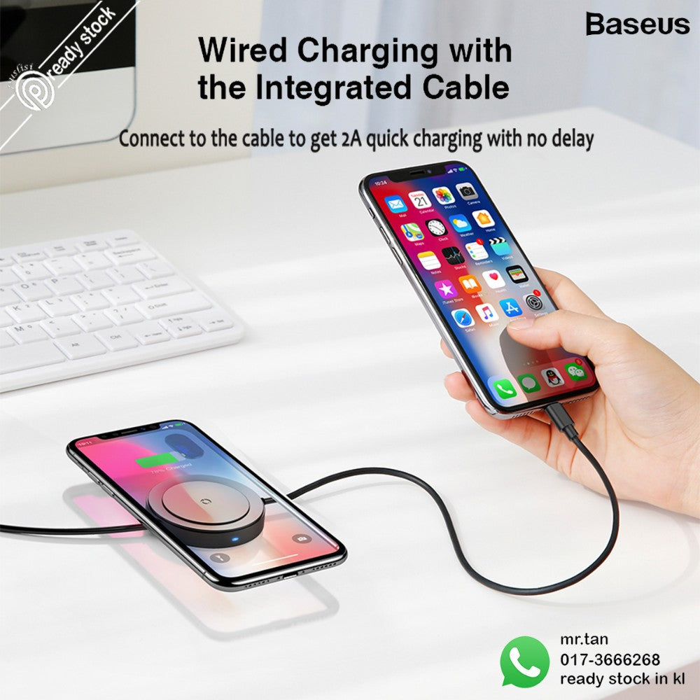 Baseus ip/Lightning sync+charge cable+wireless charger