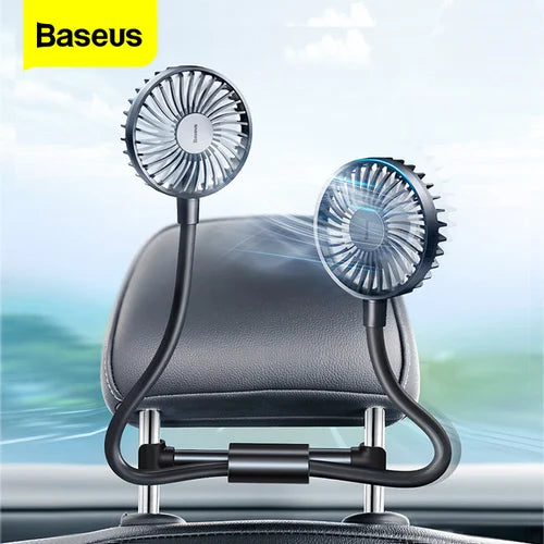 Baseus Blustery Car Two-headed Fan 360 Degree vehical fan