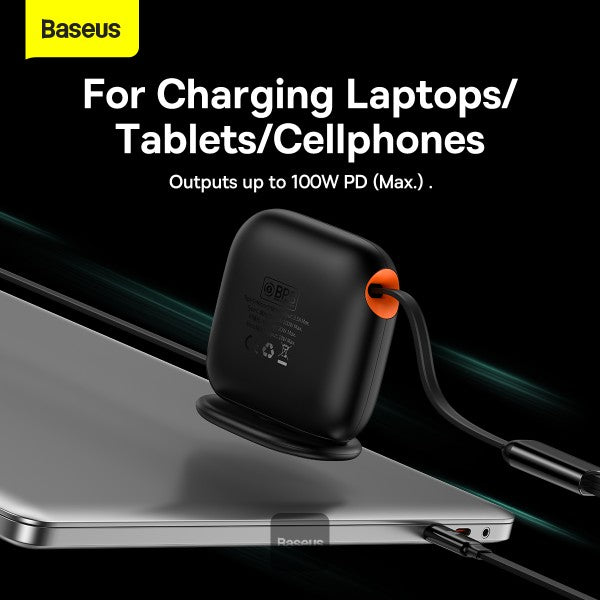 Baseus Traction Series Retractable 3-in-1 Fast Charging Cable 100W