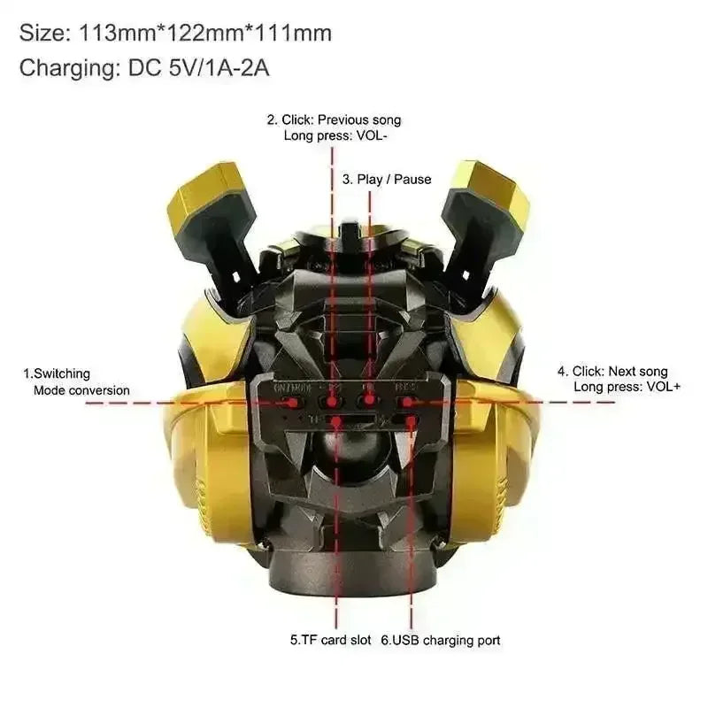 Transformers Bumblebee Inspired Bluetooth Speaker