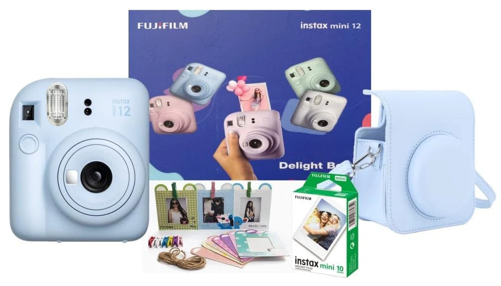 Fujifilm Instax Mini 12 Instant Camera-Pink Delight box