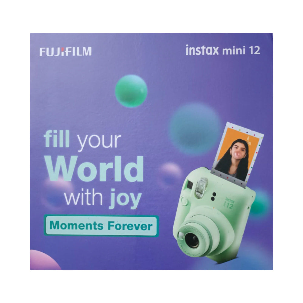 Fujifilm Instax Mini 12 Instant Camera moments forever box