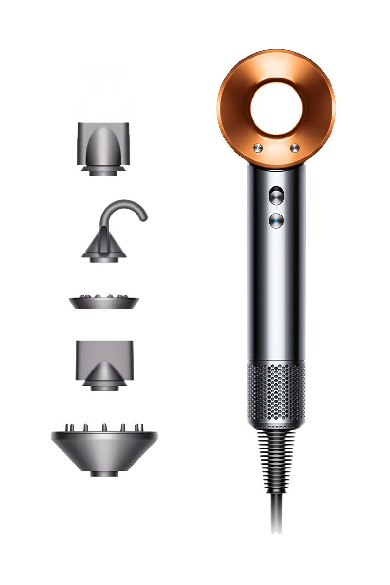 Dyson  supersonic hair dryer Nickel Copper