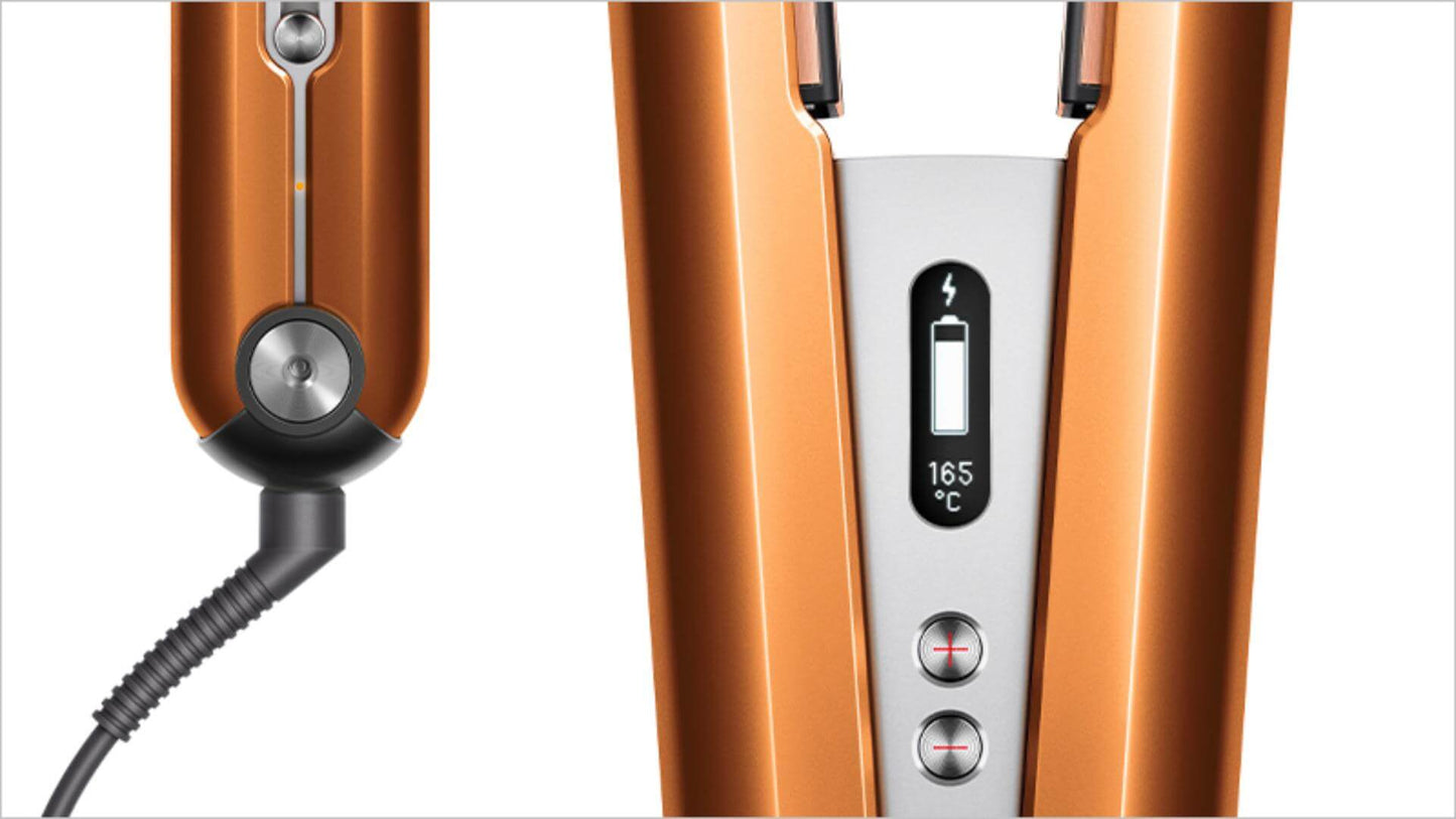 Dyson Corrale straightener (Bright Copper/Bright Nickel)