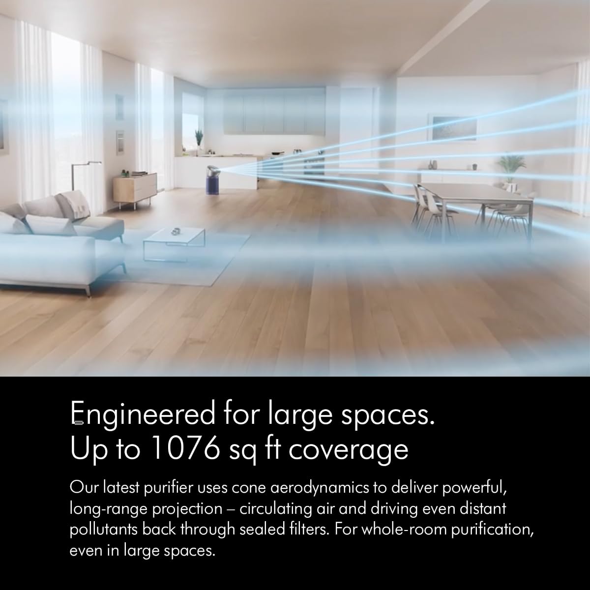 Dyson Air Purifier Big+Quiet (White/Satin silver) - BP02