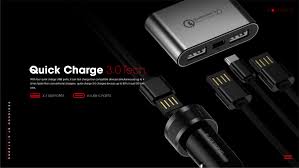 E-Strong Car Charger Multi Output With Line  7.2A ES-23