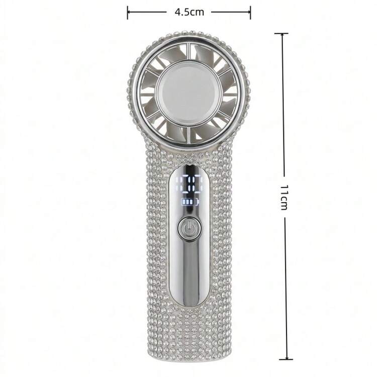 Handheld Cooling Fan | Diamond Studded Fan