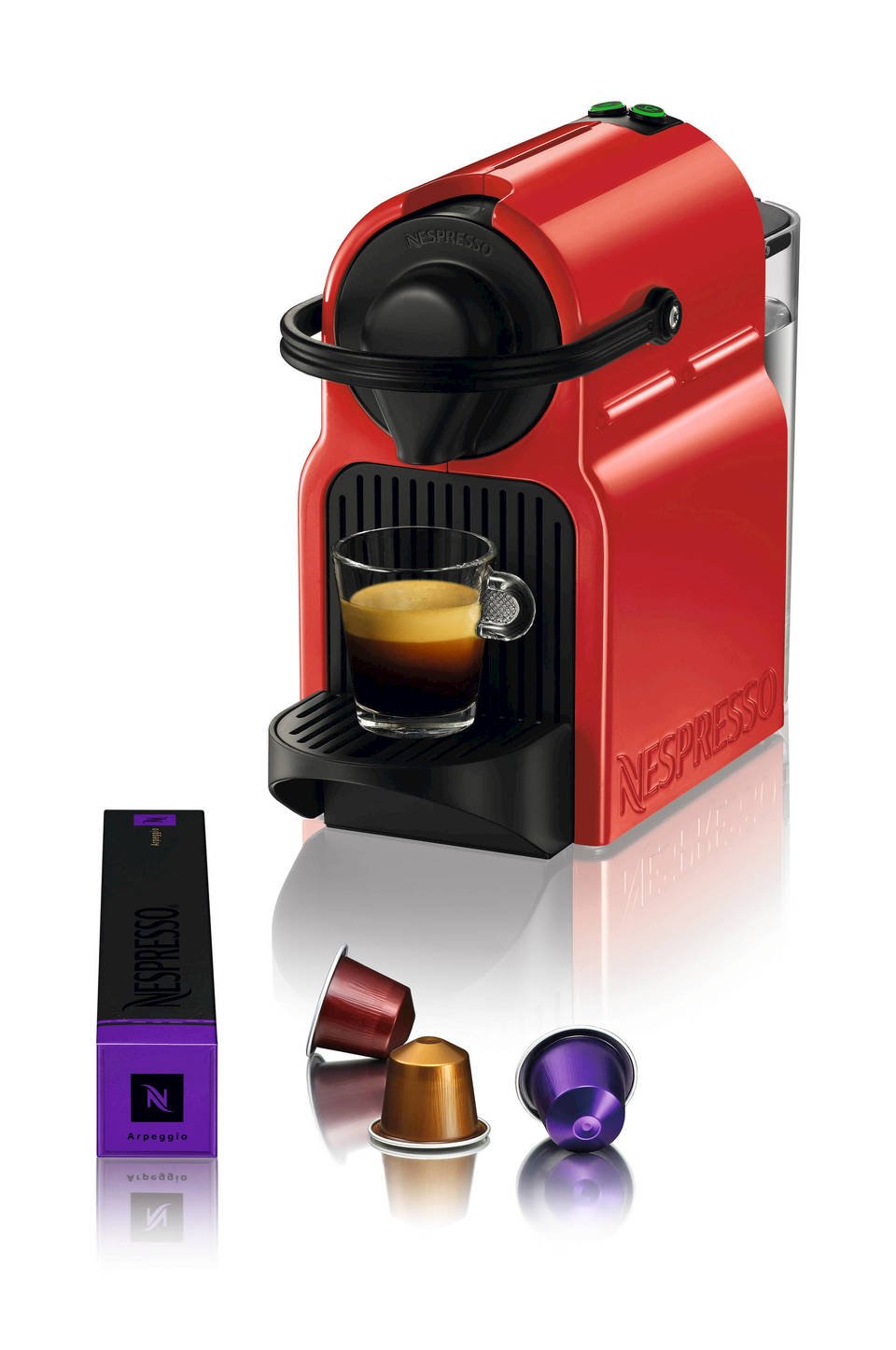 Nespresso Inissia Espresso Maker, Red