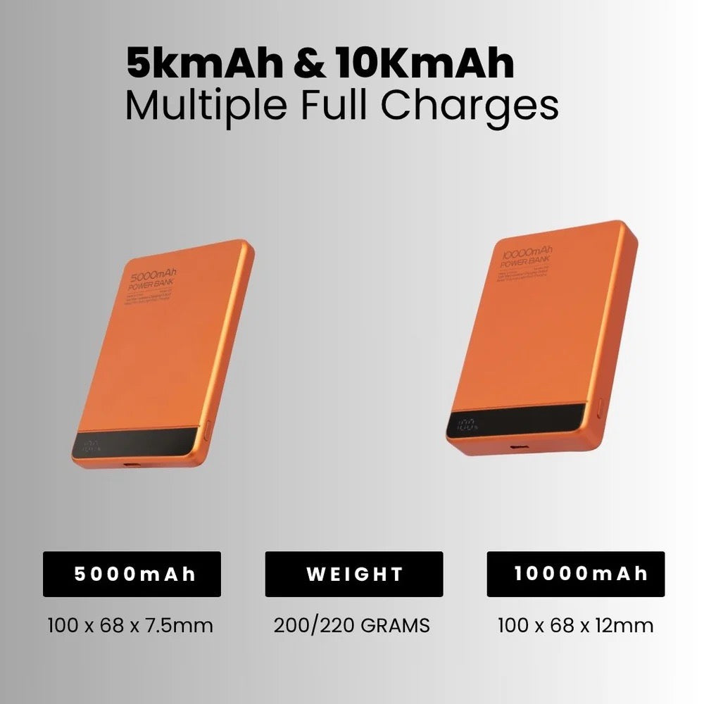 iLifestyle SnapCharge Pro - Qi2  25W Magsafe 3 In 1 Power Bank