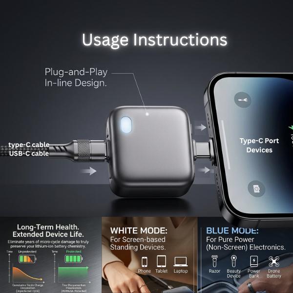 Auto-Disconnect Charge Smart Plug | Guard your Charge Gadget