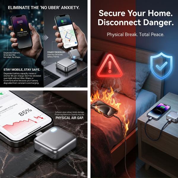 Auto-Disconnect Charge Smart Plug | Guard your Charge Gadget