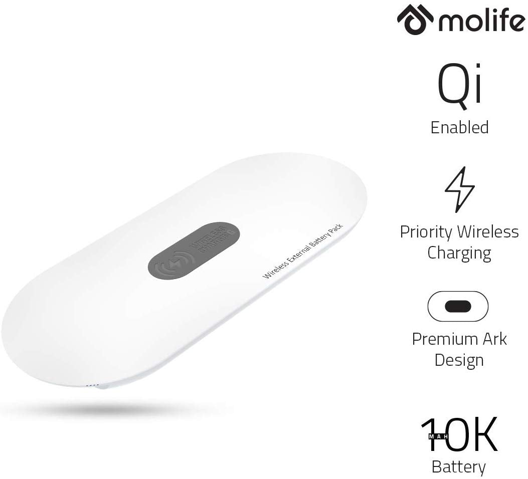 Molife Ark Smart Wireless Quick Charging Li-Polymer Power Bank