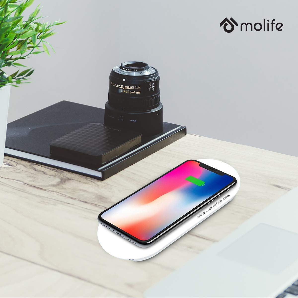 Molife Ark Smart Wireless Quick Charging Li-Polymer Power Bank