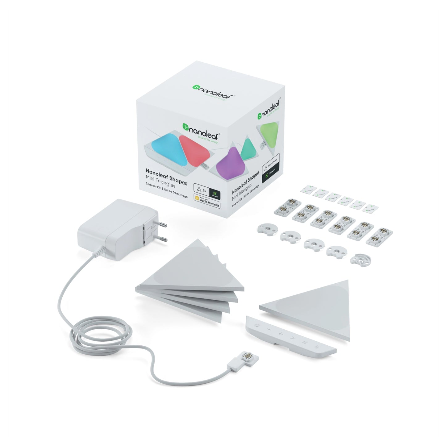 Shapes Mini Triangles Starter Kit | STK - White | 5 Pack |