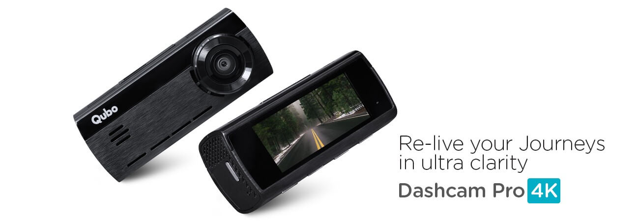 Qubo Dashcam Pro 4K (Front & Rear)