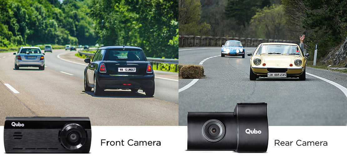 Qubo Dashcam Pro 4K (Front & Rear)