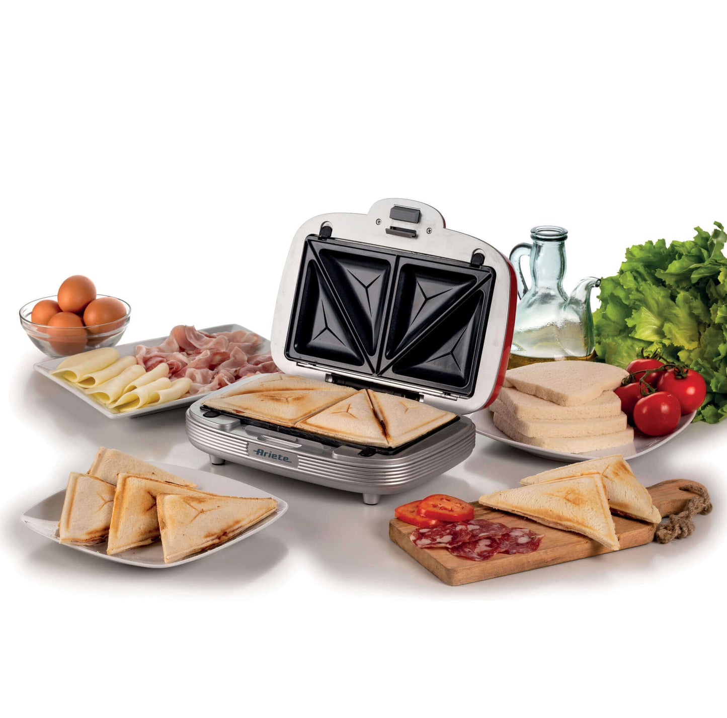 SANDWICHES & COOKIES PARTY TIME RED 3in1 by ARIETE