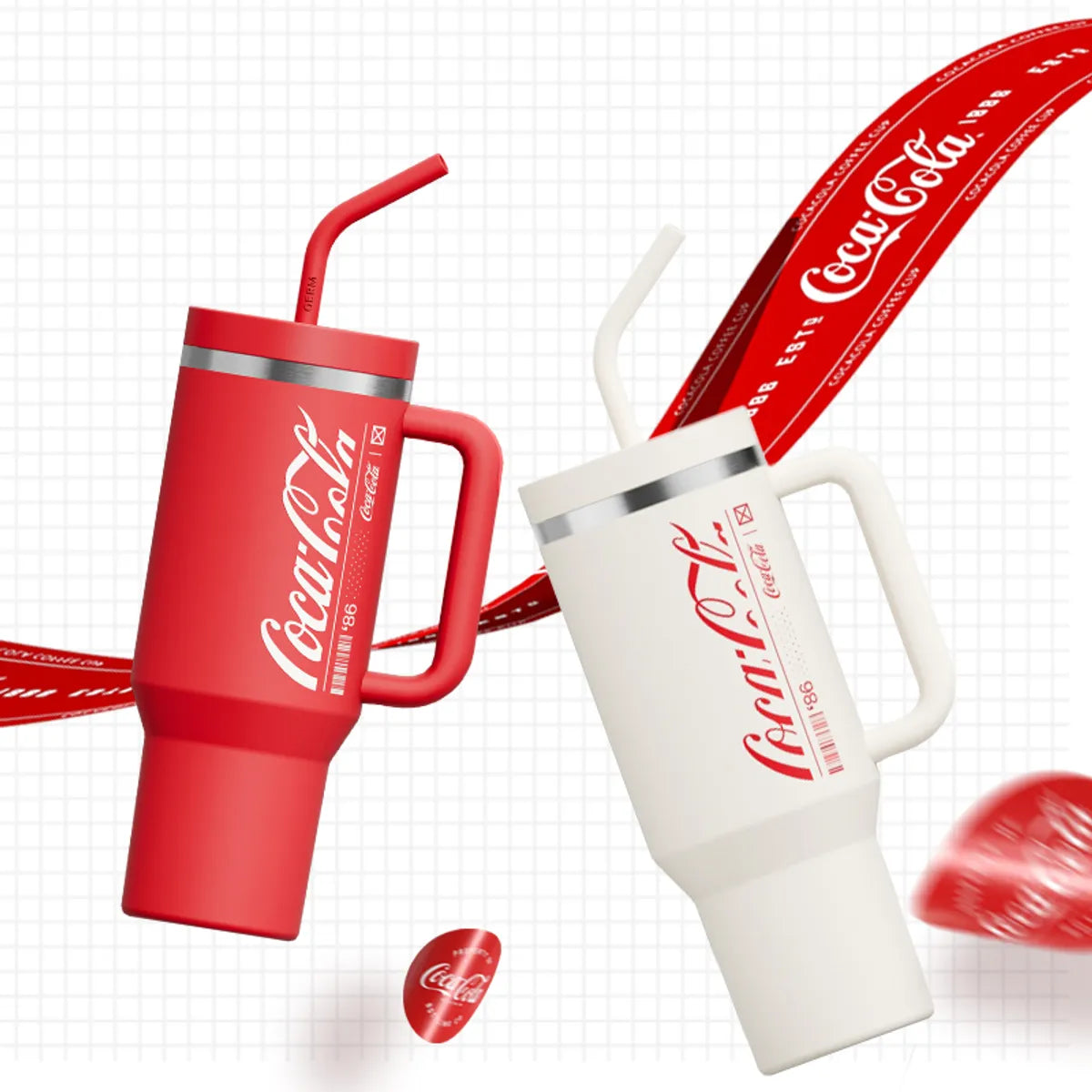 GERM×Coca-Cola Vacuum Straw Mug