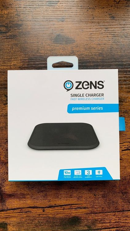 ZENS 10W Fast Wireless Charger-Black